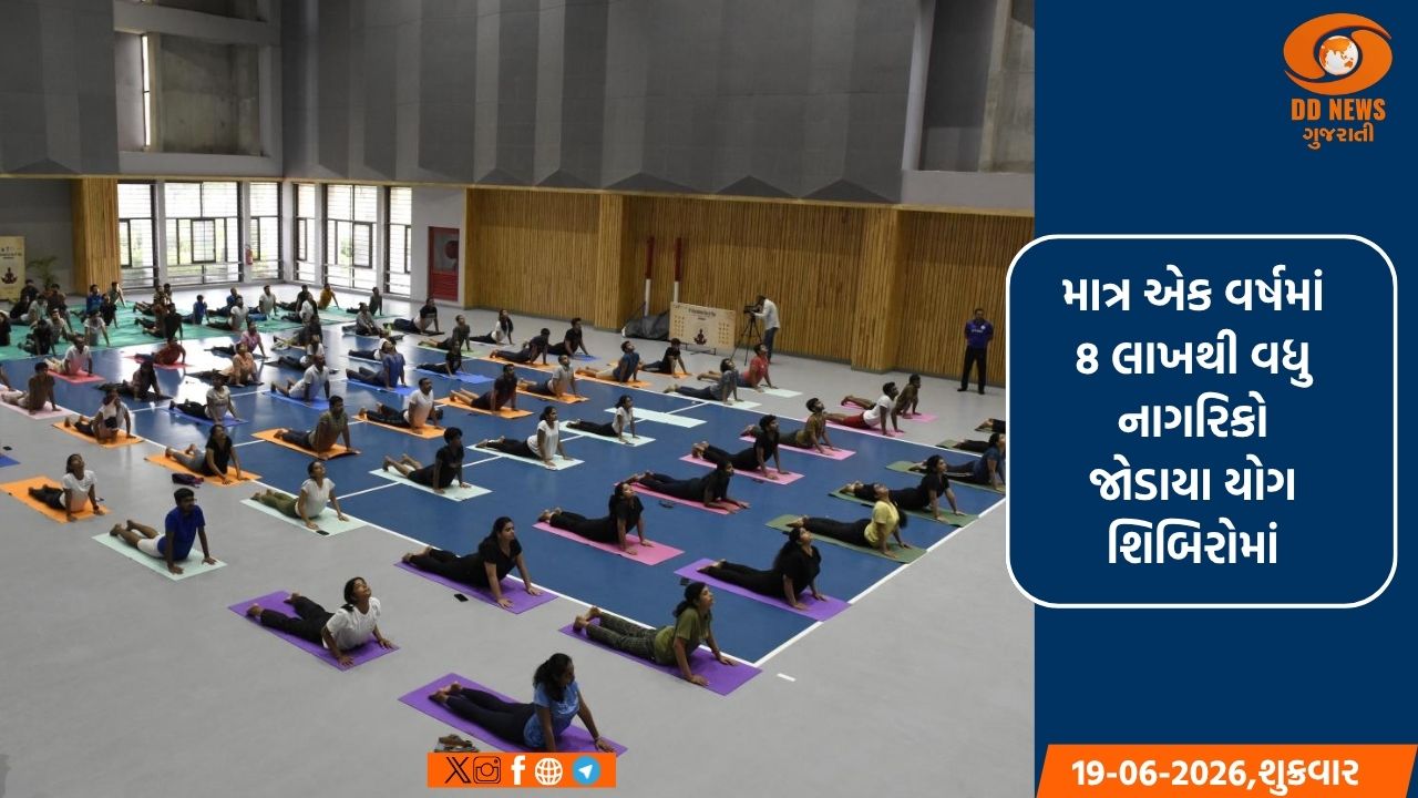 દેશમાં સૌથી વધુ યોગ શિક્ષકો અને યોગ વર્ગો ધરાવતું રાજ્ય બન્યું ગુજરાત