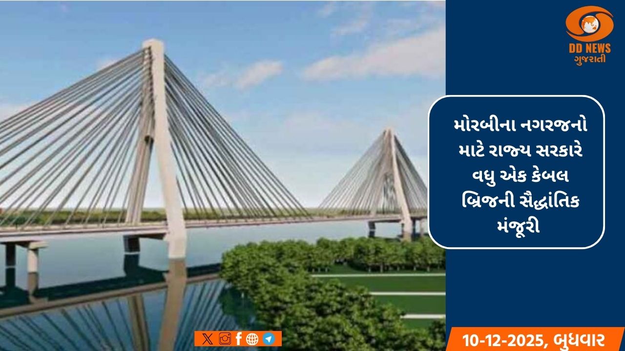 મોરબીમાં 2000 મહિલા કાર્યકરોએ માનવ સાંકળ બનાવી મતદાન જાગૃતિનો સંદેશો ફેલાવ્યો