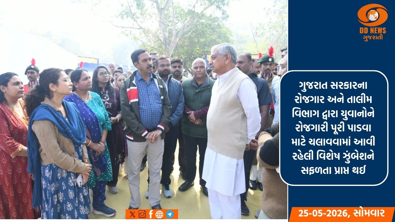 ગુજરાતમાં ભરતીમેળાઓ થકી છેલ્લા 5 વર્ષમાં 6.54લાખથી વધુ યુવાનોને મળી રોજગારી