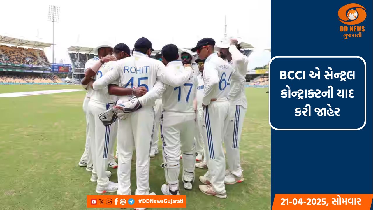 BCCI એ સેન્ટ્રલ કોન્ટ્રાક્ટ જાહેર: રોહિત-વિરાટને A+ ગ્રેડ મળ્યો; શ્રેયસ-ઈશાન સહિત 34 ખેલાડીઓનું નસીબ ચમક્યું