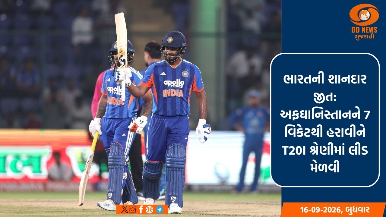 ભારતની શાનદાર જીત: અફઘાનિસ્તાનને 7 વિકેટથી હરાવીને T20I શ્રેણીમાં લીડ મેળવી