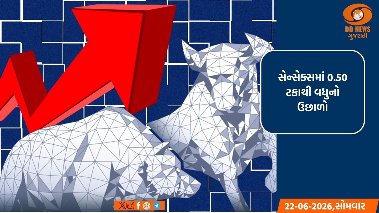 સપ્તાહના પહેલા દિવસે ભારતીય શેરબજાર લીલુંછમ બન્યું