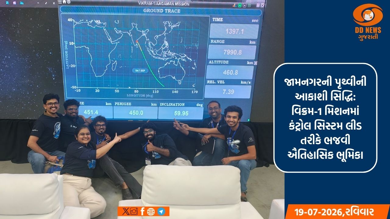 જામનગરની પૃથ્વીની આકાશી સિદ્ધિ: વિક્રમ-1 મિશનમાં કંટ્રોલ સિસ્ટમ લીડ તરીકે ભજવી ઐતિહાસિક ભૂમિકા