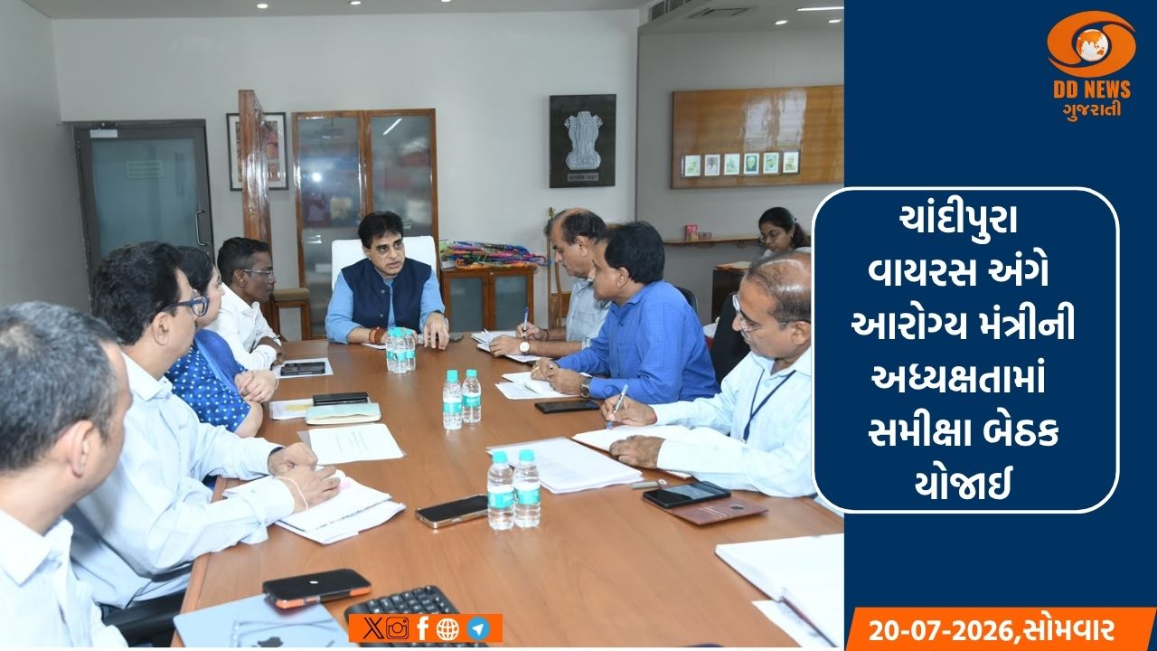 ચાંદીપુરા વાયરસ અંગે આરોગ્ય મંત્રીની અધ્યક્ષતામાં સમીક્ષા બેઠક યોજાઈ