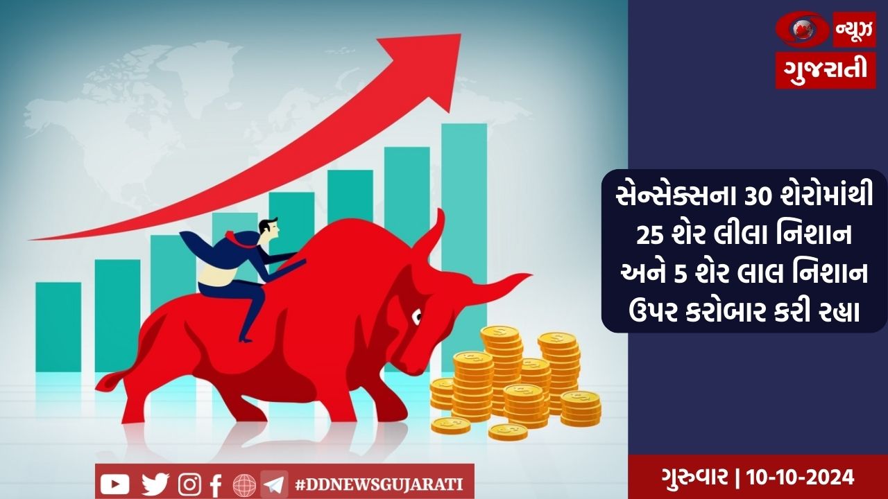 ભારતીય શેરબજાર ઉછાળા સાથે ખુલ્યું, રિયલ્ટી શેરમાં ઉછાળો જોવા મળ્યો