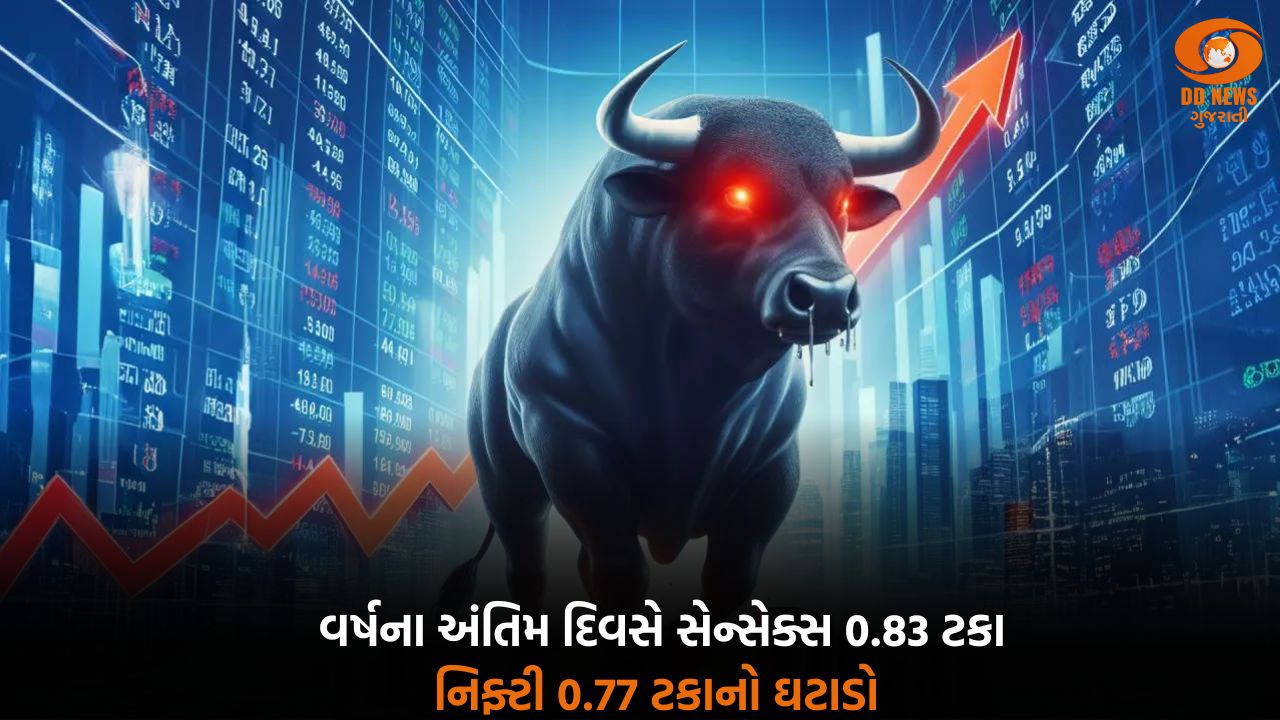 ભારતીય શેરબજાર લાલ નિશાનમાં ખુલ્યું, વર્ષના અંતિમ દિવસે પણ શેરબજાર થયું ધડામ