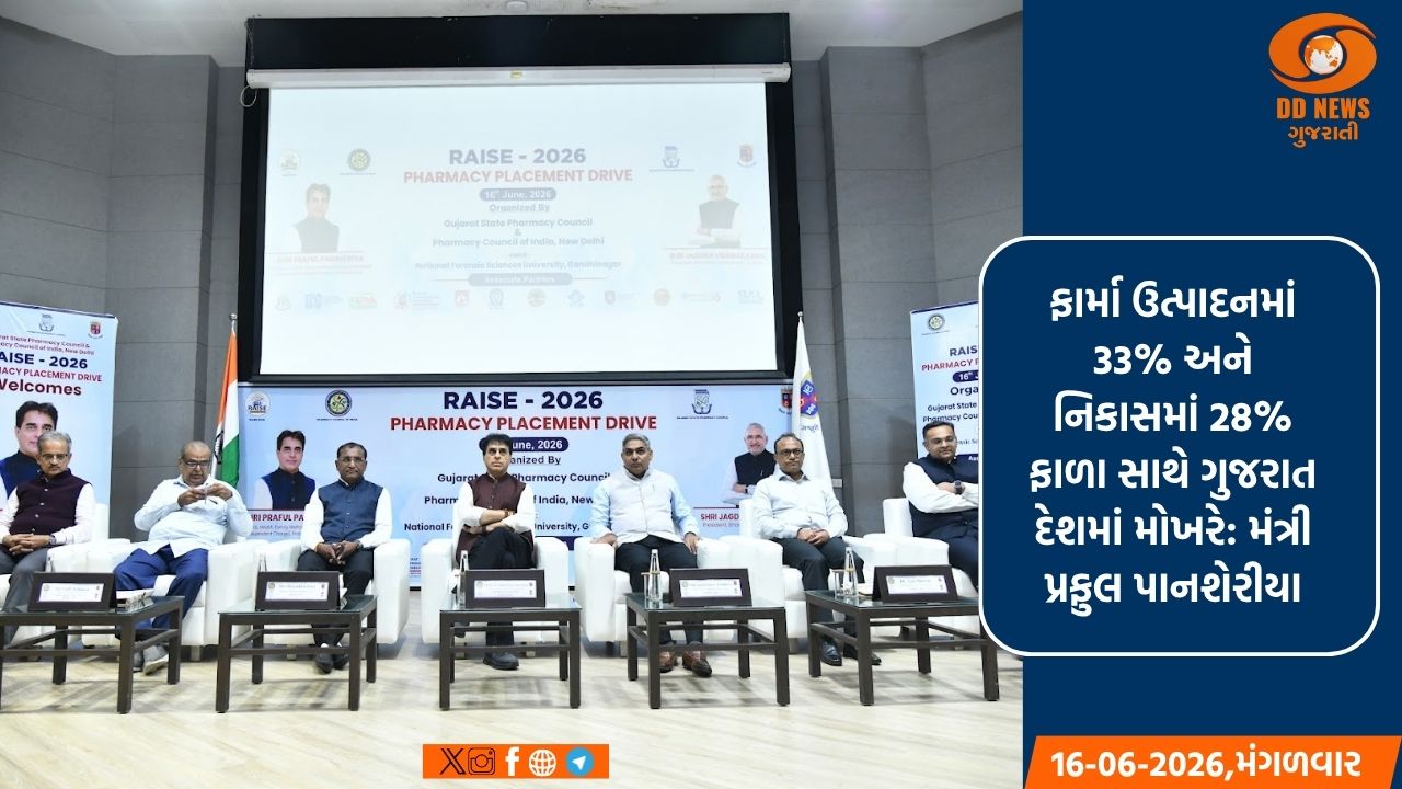 NFSU ગાંધીનગર ખાતે “Raise-2026- ફાર્મસી પ્લેસમેન્ટ ડ્રાઇવ”નો પ્રારંભ