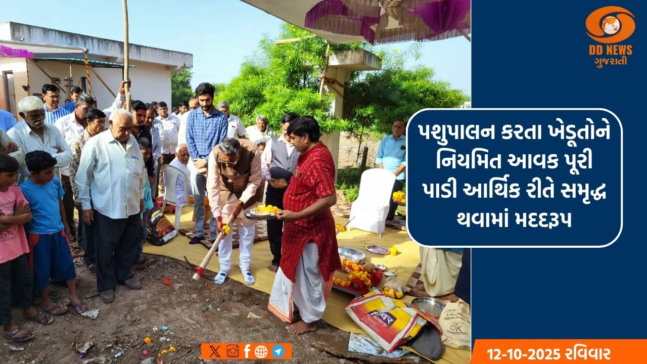 કેબિનેટ મંત્રી રાઘવજી પટેલના અધ્યક્ષસ્થાને જામનગરના સુમરી ગામમાં 'વિકસિત ભારત સંકલ્પ યાત્રા' કાર્યક્રમ યોજાયો