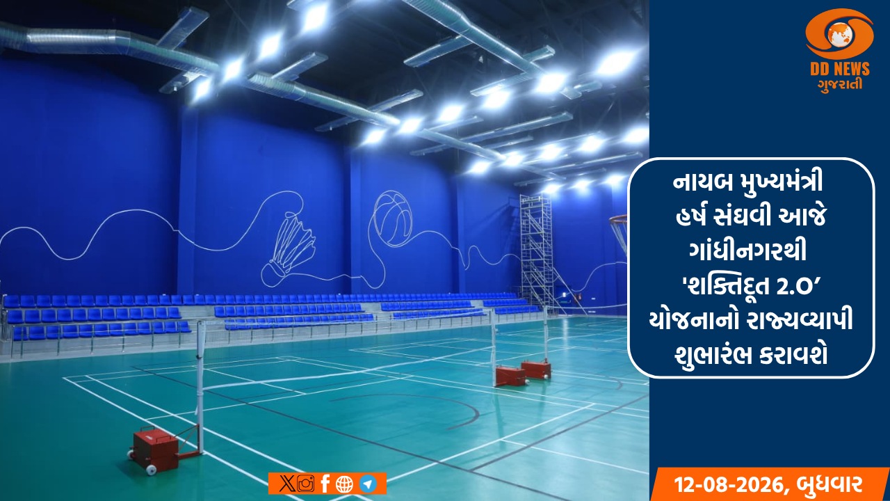 નાયબ મુખ્યમંત્રી હર્ષ સંઘવી આજે ગાંધીનગરથી 'શક્તિદૂત 2.O’યોજનાનો રાજ્યવ્યાપી શુભારંભ કરાવશે