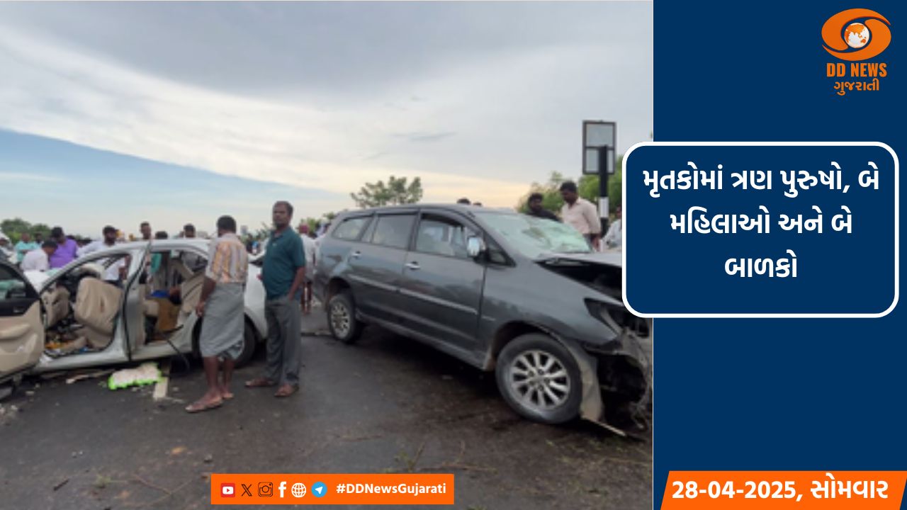 તમિલનાડુ: તિરુનેલવેલીમાં બે કાર વચ્ચે અકસ્માત, સાત લોકોનાં મોત