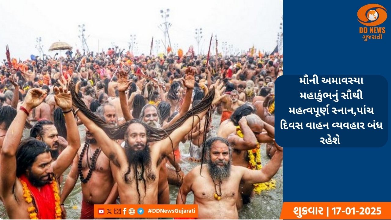 મૌની અમાવસ્યા મહાકુંભનું સૌથી મહત્વપૂર્ણ સ્નાન,પાંચ દિવસ વાહન વ્યવહાર બંધ રહેશે 