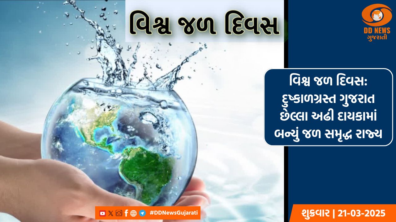 વિશ્વ જળ દિવસ: દુષ્કાળગ્રસ્ત ગુજરાત છેલ્લા અઢી દાયકામાં બન્યું જળ સમૃદ્ધ રાજ્ય